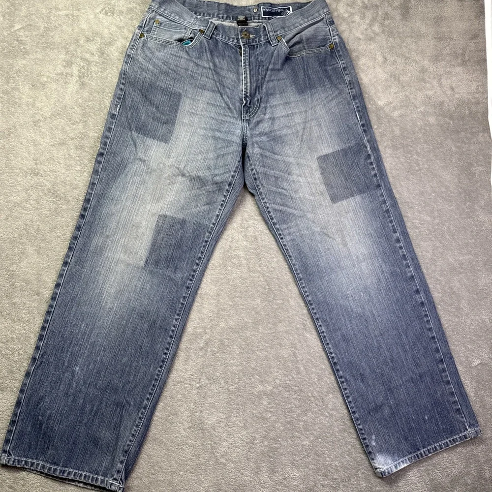 Vintage Y2K ENYCE Jeans Mens 34x30 Blue Skater Jeans 90's Hip Hop Regular Fit‎